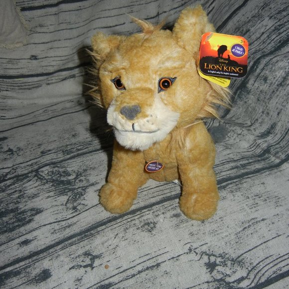 Disney The Lion King Movie Talking Pumbaa & Simba Plush  Pumba Sound Live - Picture 3 of 4